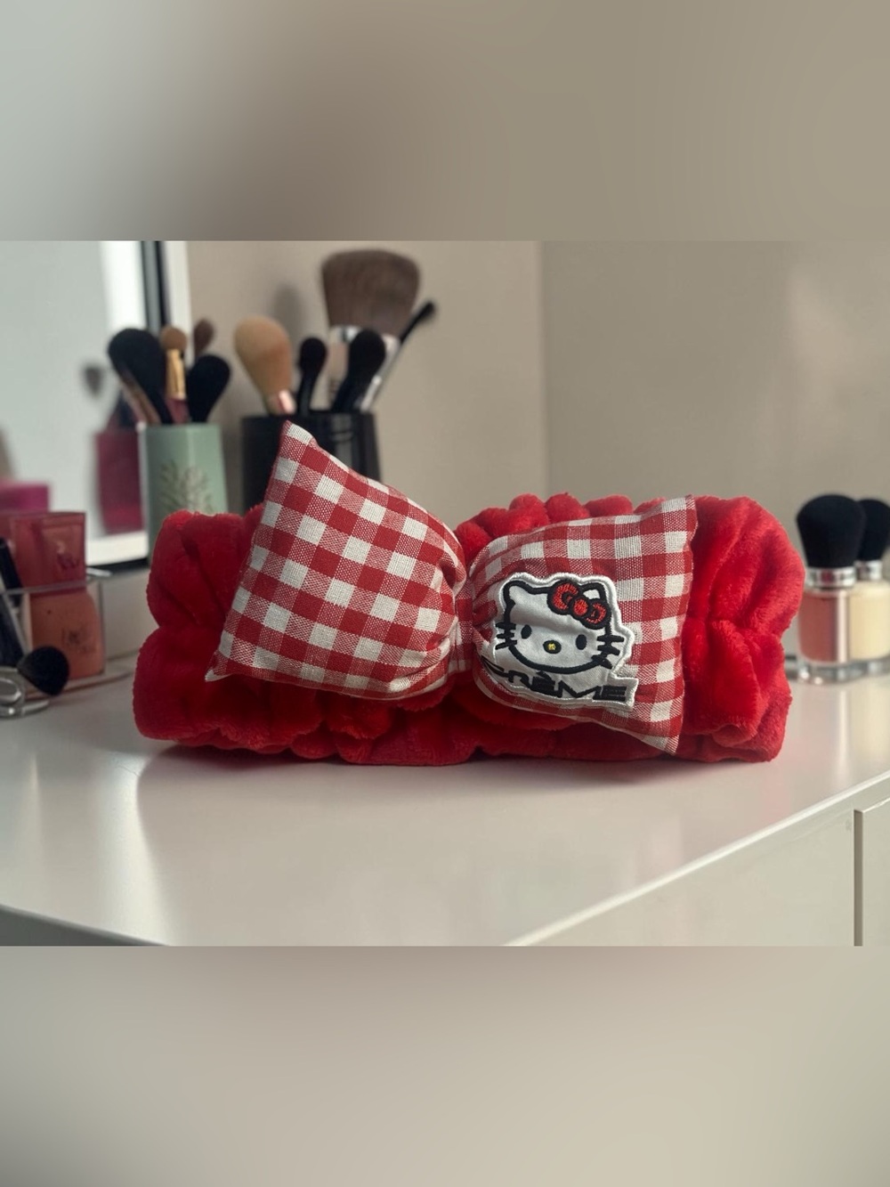 The Creme Shop x Hello Kitty 3D Plushie Headband Red NEW